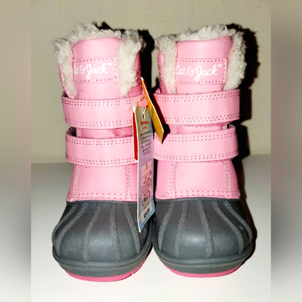 Toddler Denver Winter Boots - Cat & Jack™ Pink Sizes: 5 NWT, 7 NWOT, & 8 NWOT